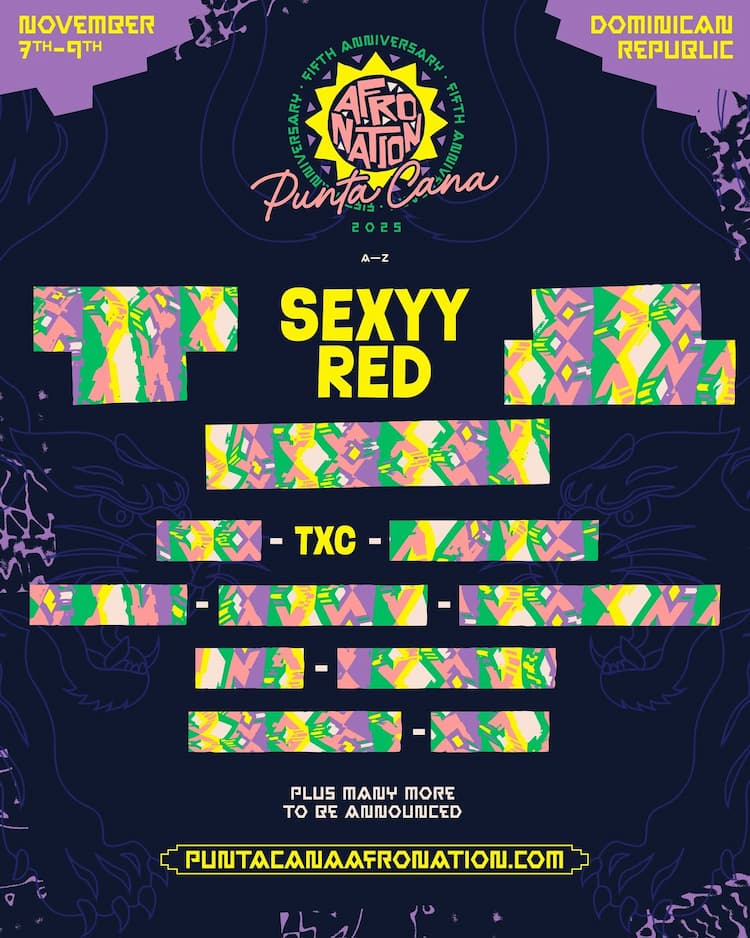 Afro Nation Punta Cana 2025 Lineup