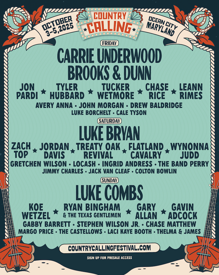 Country Calling Festival 2025 Lineup