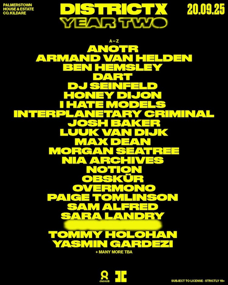 District X 2025 Lineup
