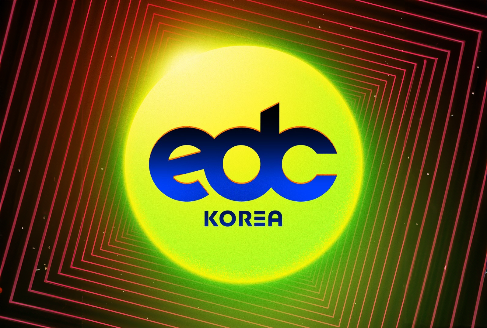 EDC Korea Releases 2025 Set Times Banner