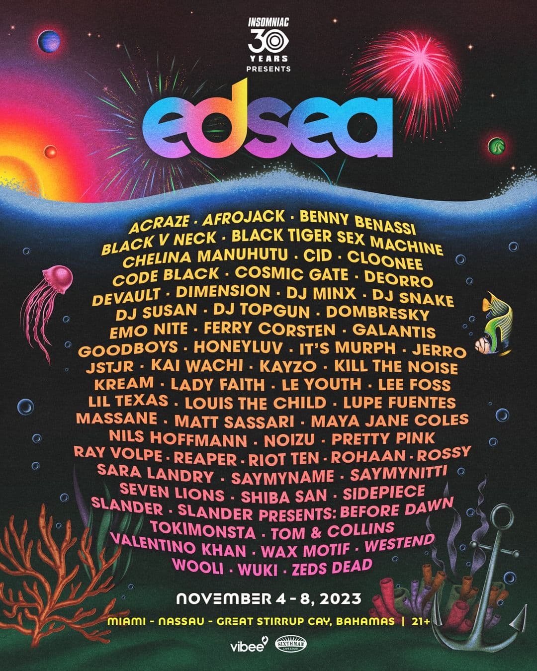 EDSea 2023 Lineup