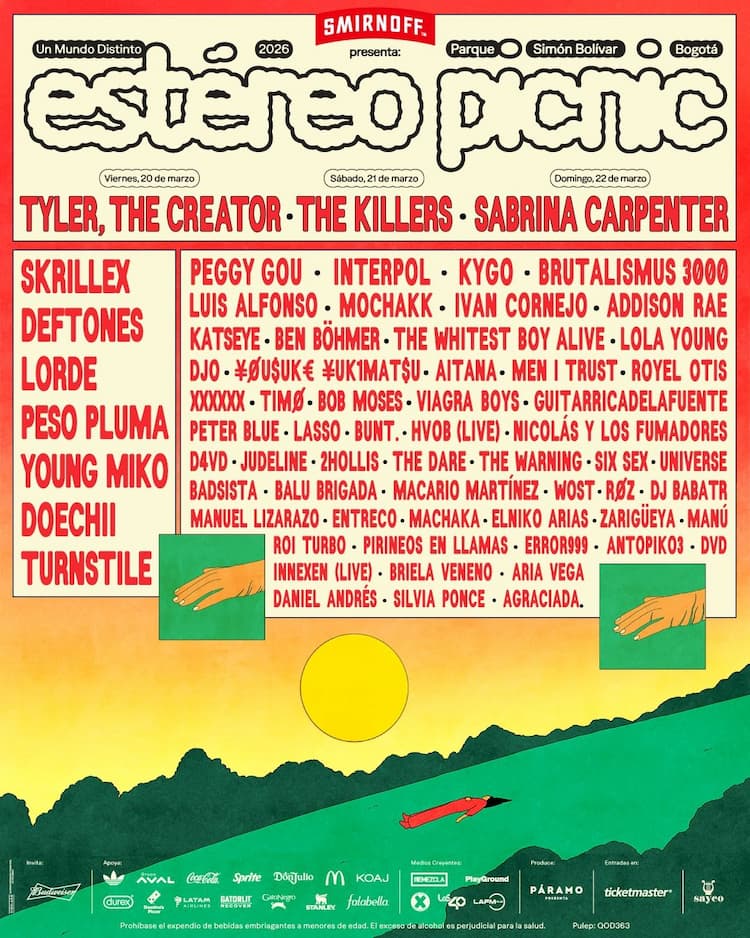 Estereo Picnic 2026 Lineup