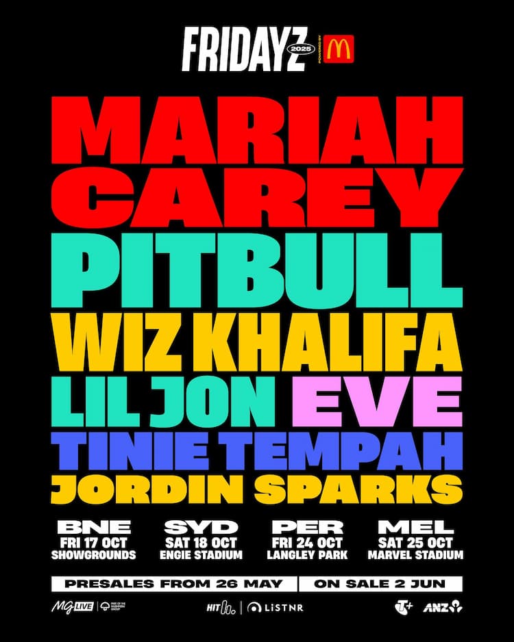 Fridayz Live 2025 Lineup
