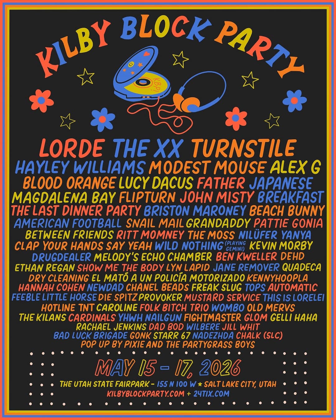 Kilby Block Party 2026 Lineup