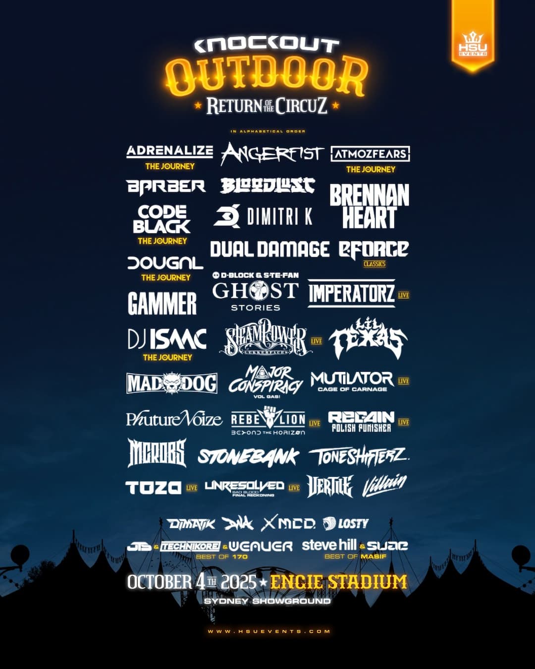 Knockout Outdoor 2025 Lineup