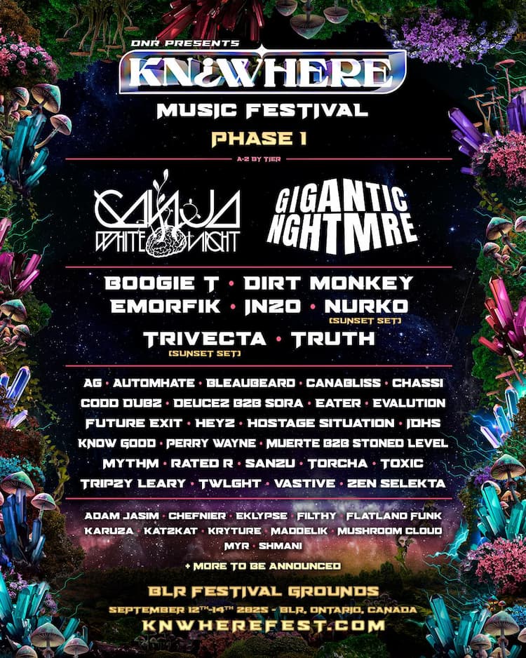 Knwhere Festival 2025 Lineup