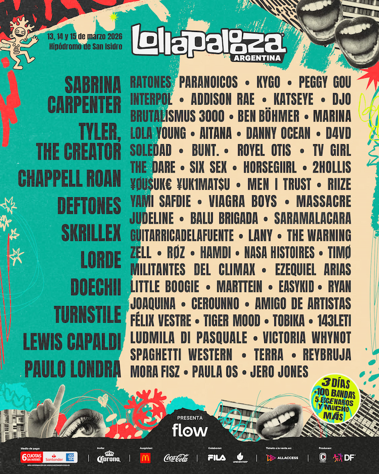 Lollapalooza Argentina 2026 Lineup
