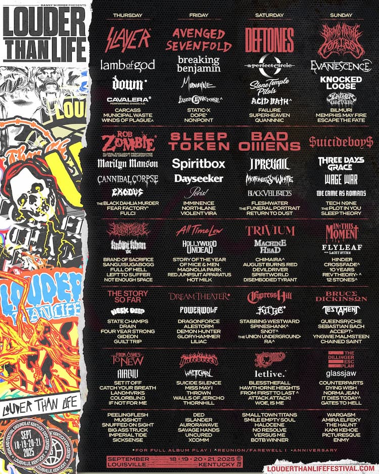Louder Than Life 2025 Lineup