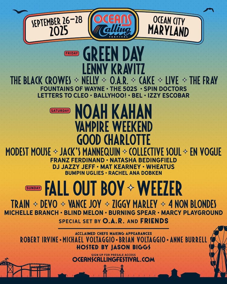 Oceans Calling Festival 2025 Lineup