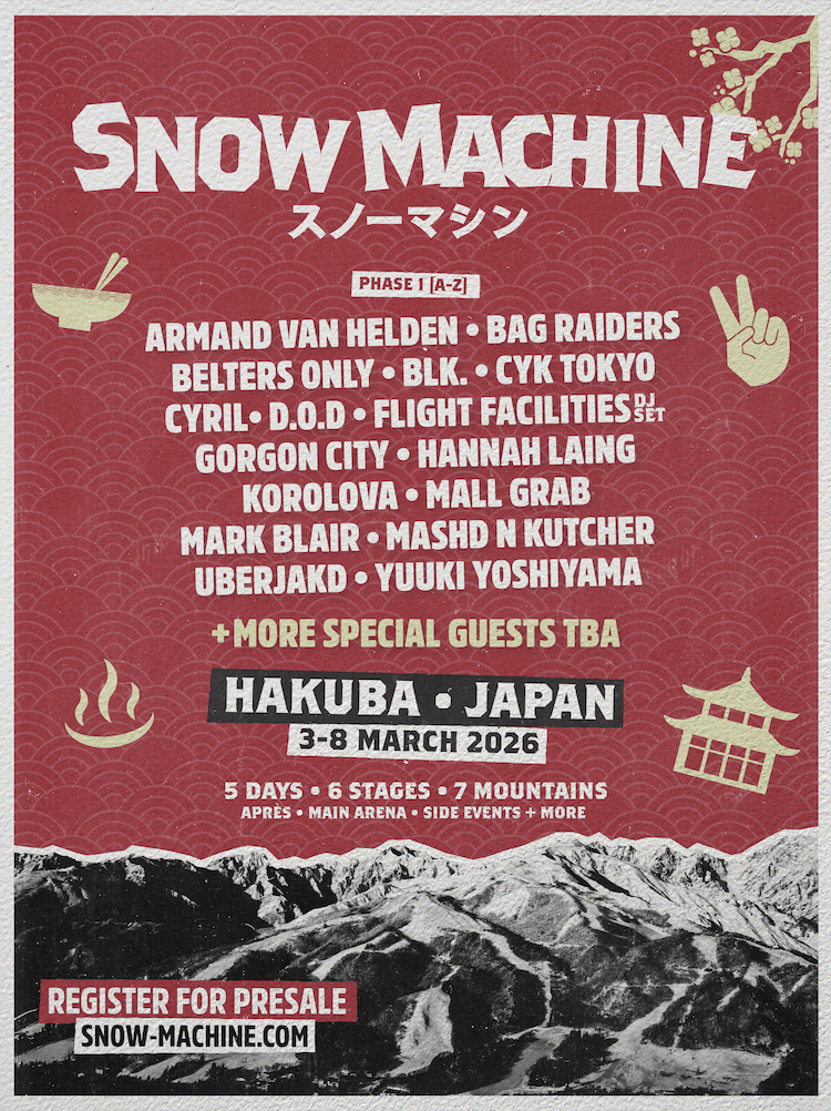 Snow Machine Japan 2026 Lineup