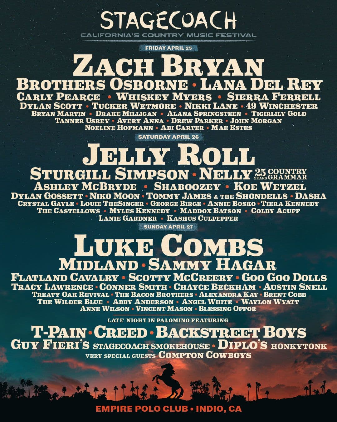 Stagecoach Festival 2025 Lineup