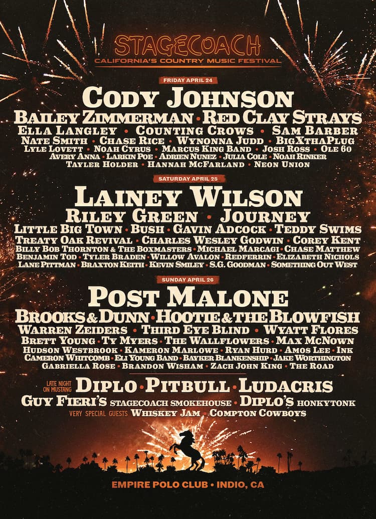 Stagecoach Festival 2026 Lineup
