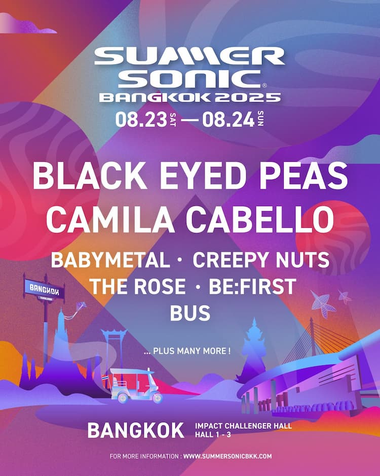 Summer Sonic Bangkok 2025 Lineup