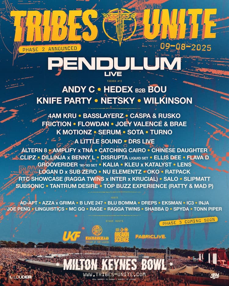 Tribes Unite Festival 2025 Lineup