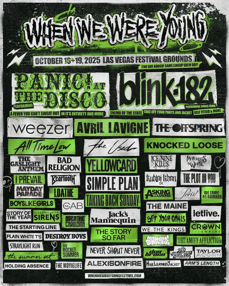 When We Were Young 2025 Lineup Show 2
