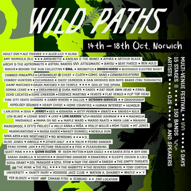 Wild Paths 2025 Lineup