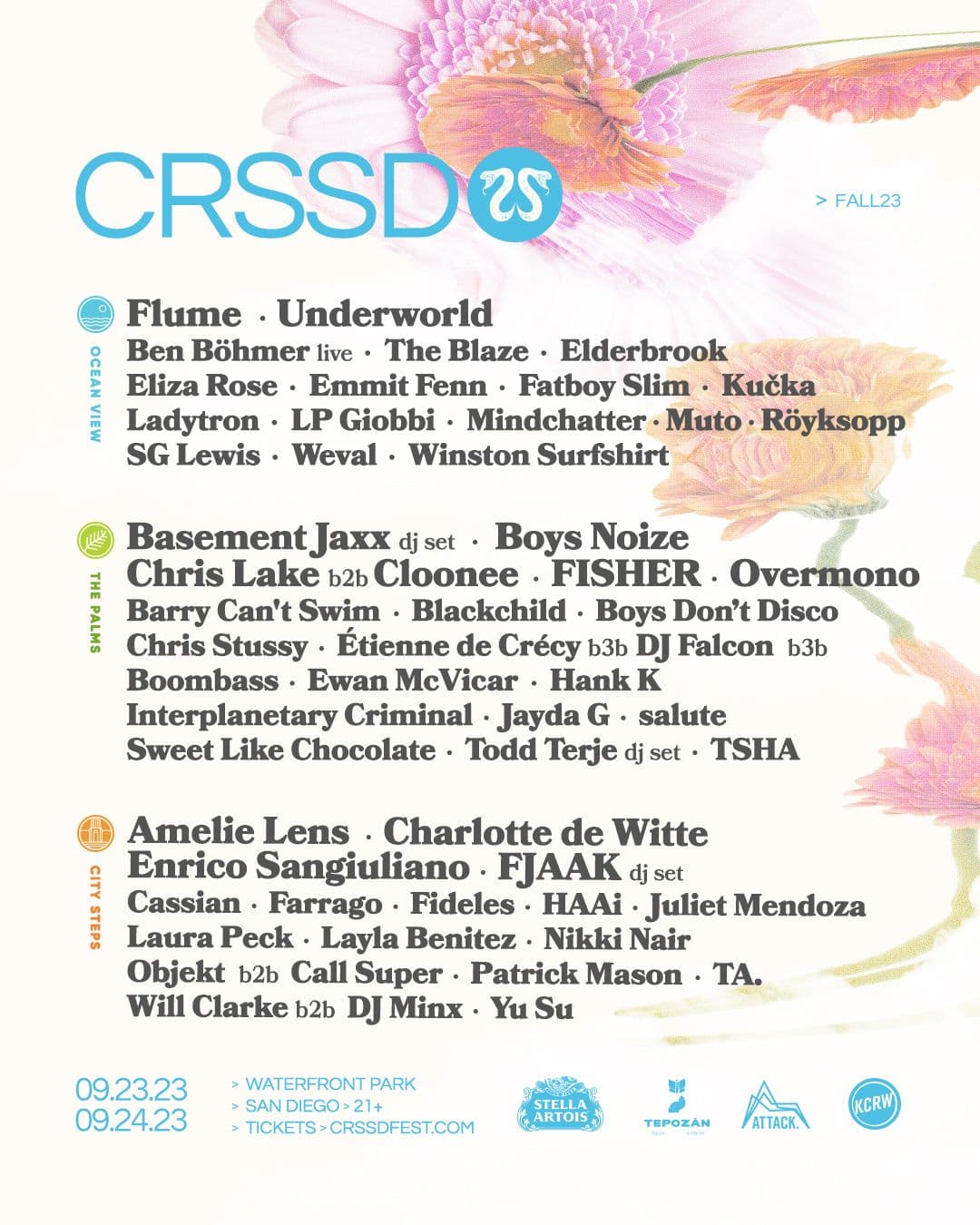 Crssd Festival 2023 Fall Lineup