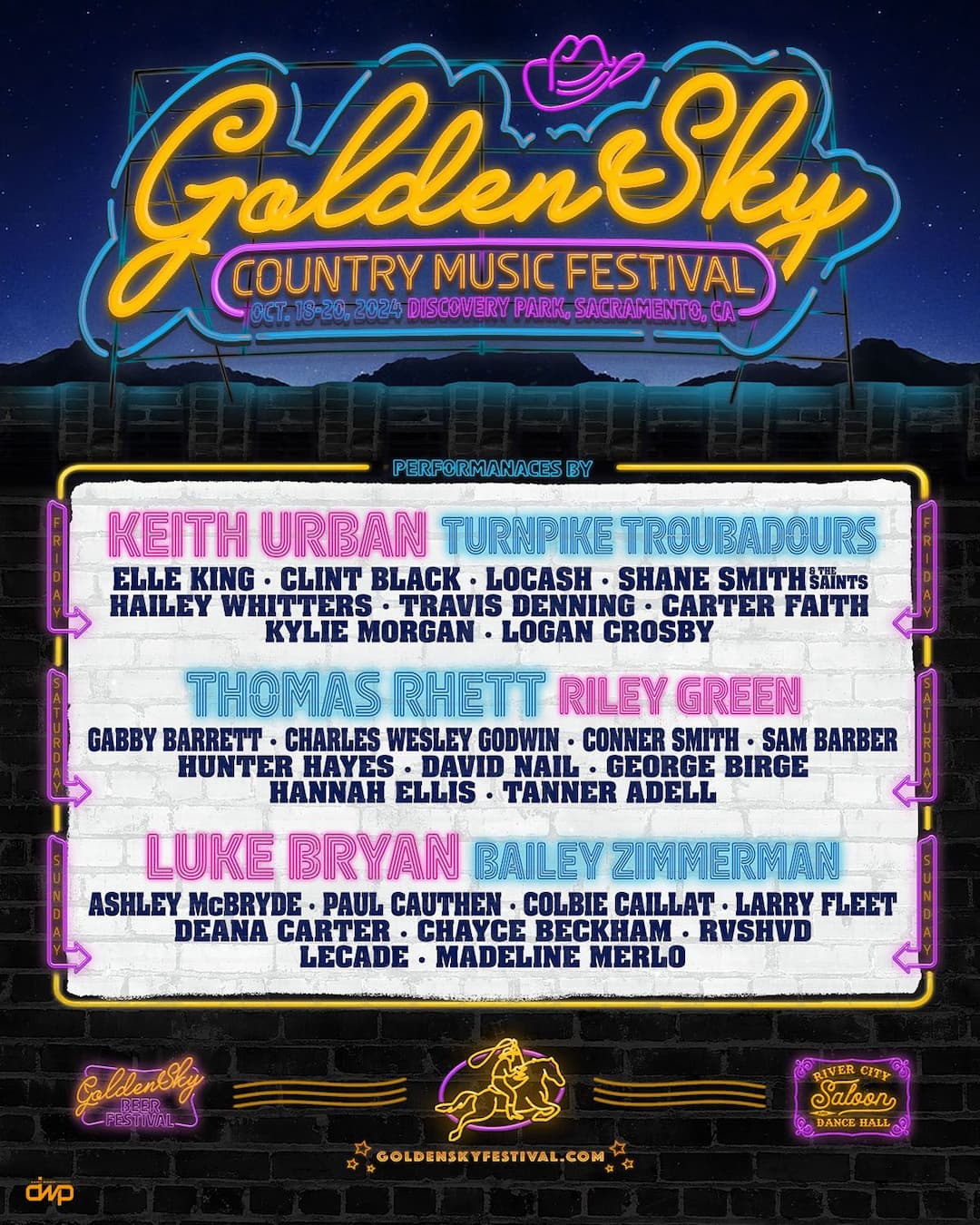 GoldenSky Festival 2024 Lineup