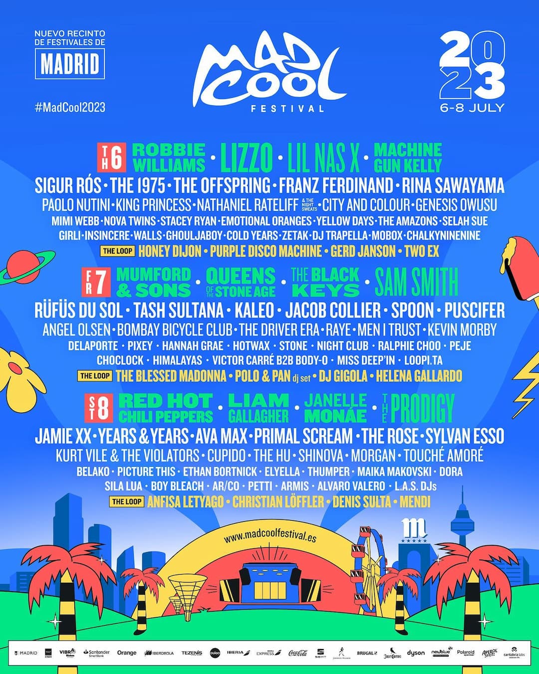 Mad Cool 2023 Lineup